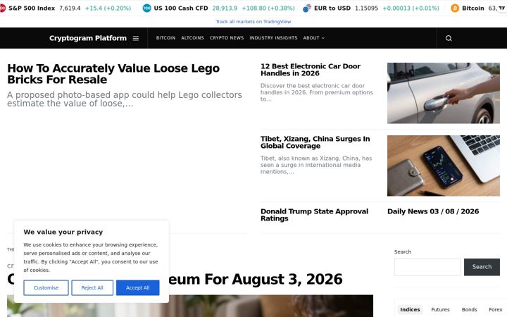 Screenshot of cryptogramplatform.com