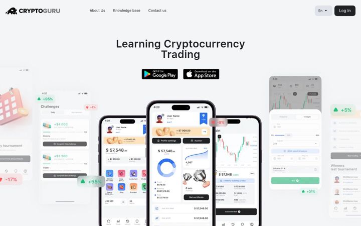 Screenshot of cryptoguru.one