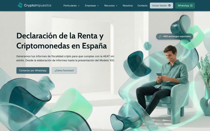 Screenshot of cryptoimpuestos.es