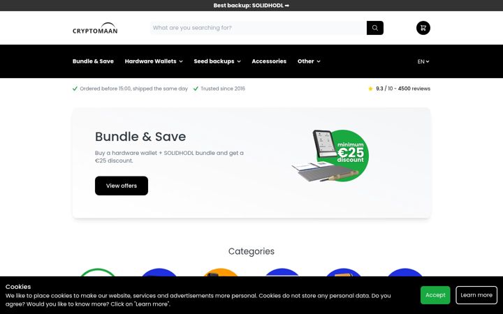 Screenshot of cryptomaan.co.uk