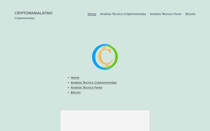 Screenshot of cryptomanialatino.com