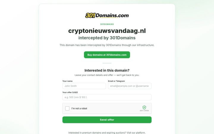 Ekrano kopija cryptonieuwsvandaag.nl