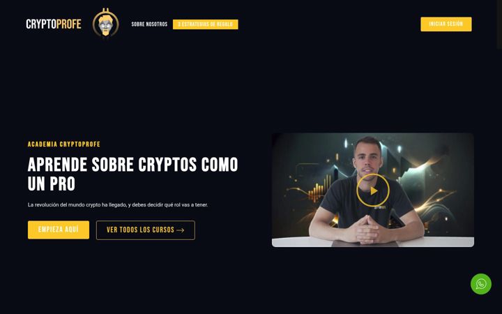 Screenshot of cryptoprofe.com