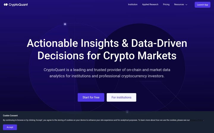 Ekrānuzņēmums no cryptoquant.com