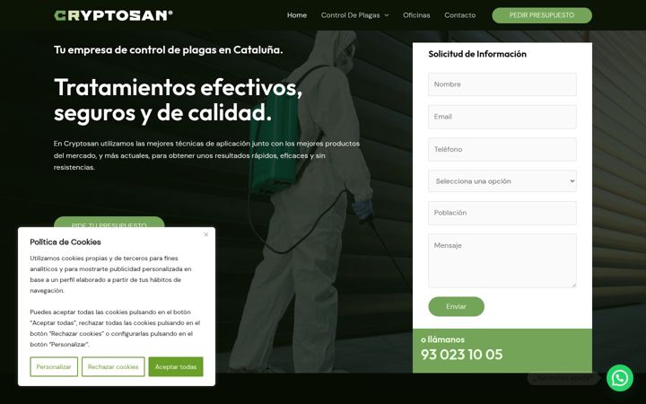 Snímek obrazovky cryptosanplagas.es