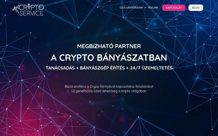 Screenshot of cryptoservice.hu