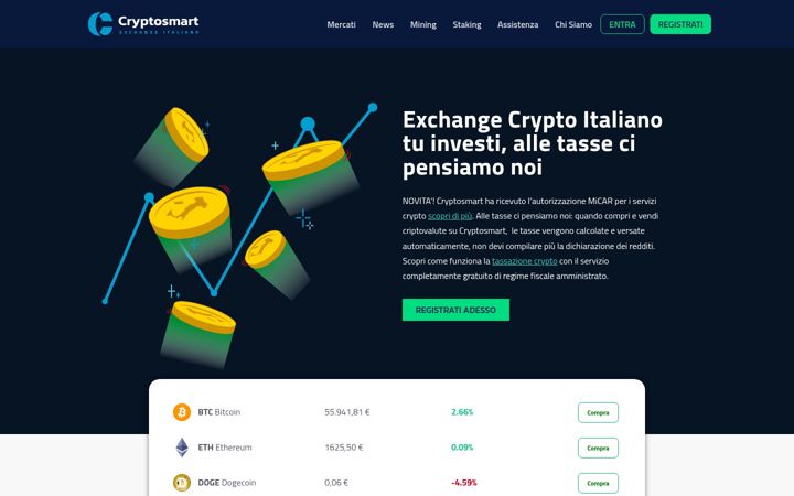 Screenshot of cryptosmart.it