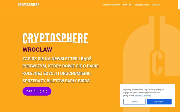 Screenshot of cryptosphere.pl