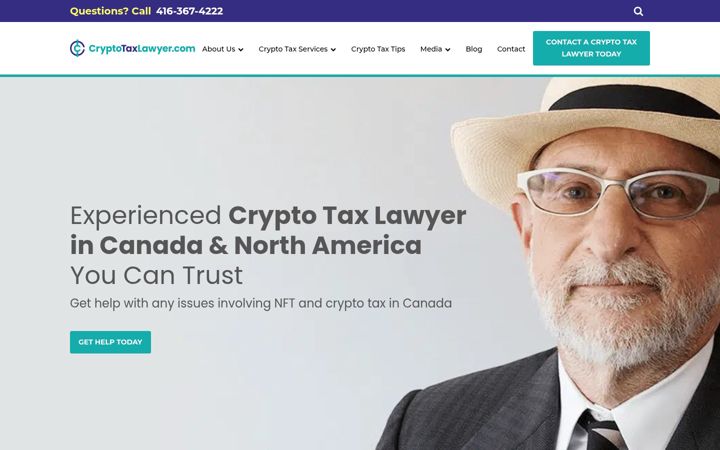 Screenshot of cryptotaxlawyer.com