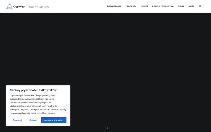 Screenshot of cryptotech.com.pl