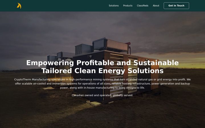 Screenshot of cryptotherm.com