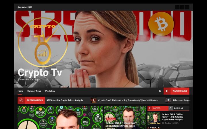 Screenshot of cryptotv.co.uk