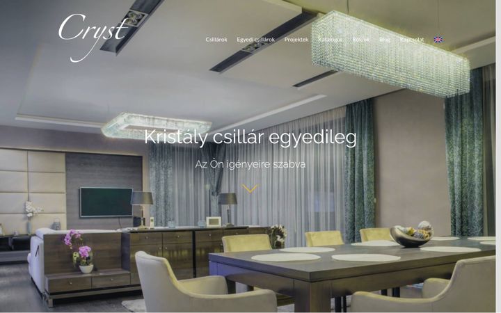 Screenshot of cryst.hu
