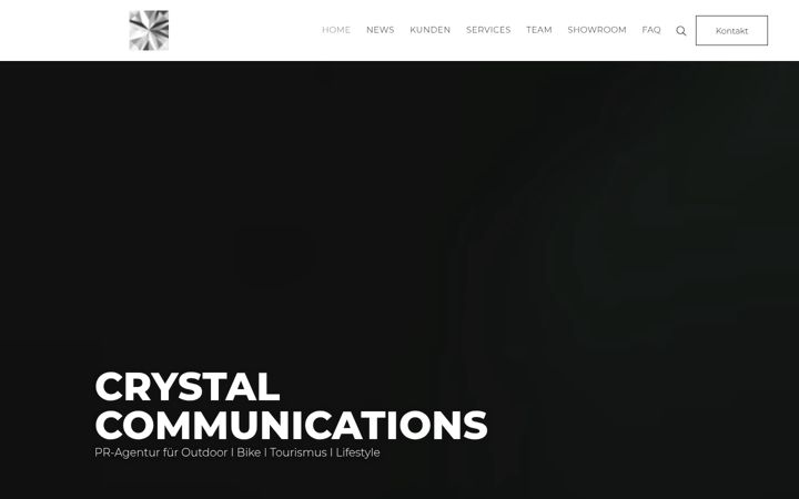 Screenshot of crystal-communications.de