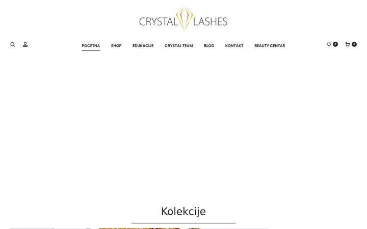 Screenshot of crystal-lashes.eu