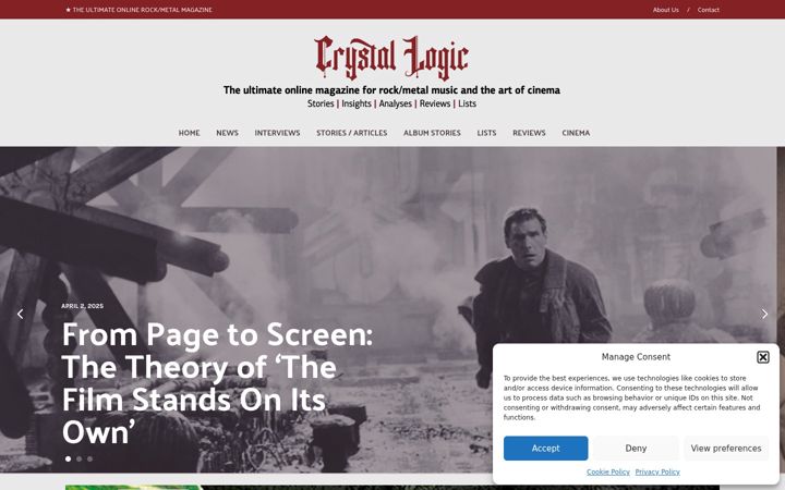 Screenshot of crystal-logic.org
