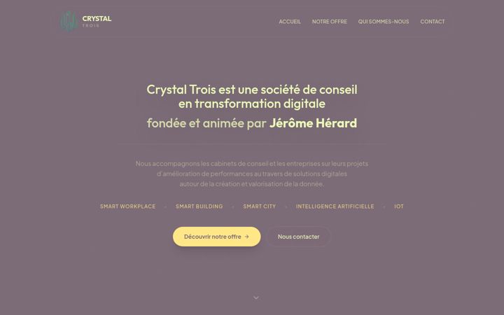Screenshot of crystal-trois.com