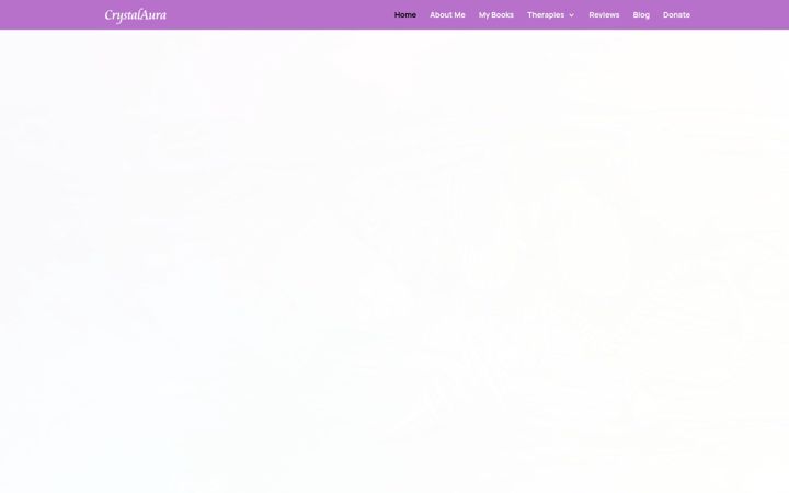 Screenshot of crystalauratherapies.co.uk