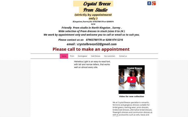 Screenshot of crystalbreezekingston.com