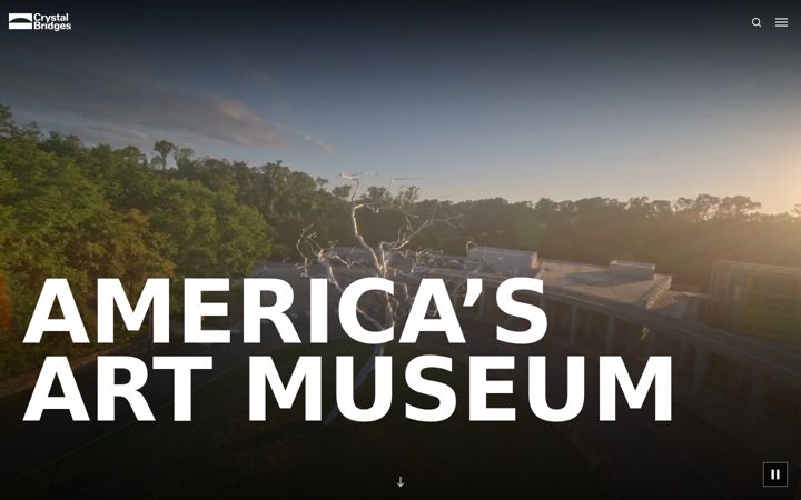 Screenshot of crystalbridges.org