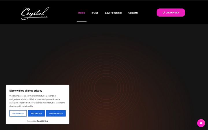 Screenshot van crystalclubmodena.it