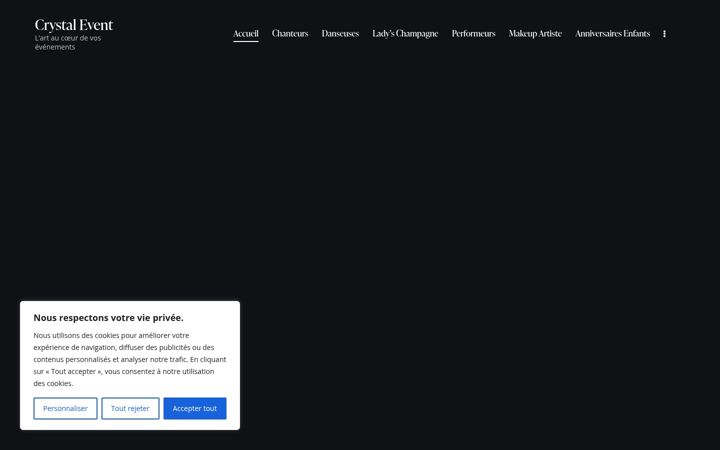 Screenshot of crystalcompany.be