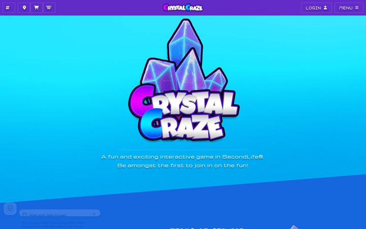 Screenshot of crystalcraze.net