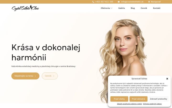 Screenshot of crystalesthetic.sk