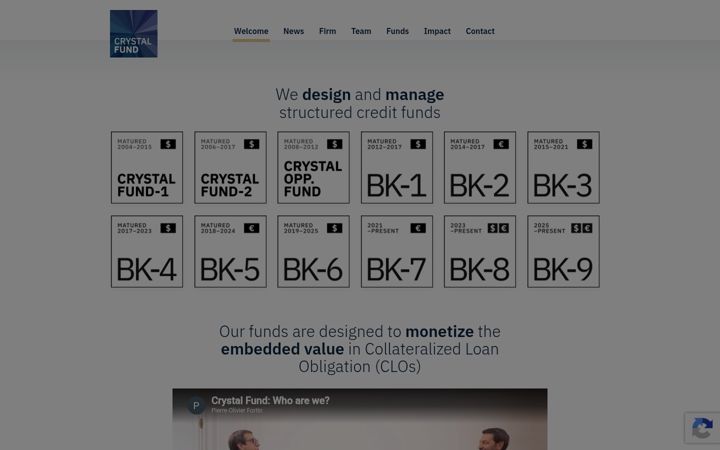 Screenshot of crystalfund.com