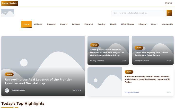 Screenshot of crystalgamingdaily.com