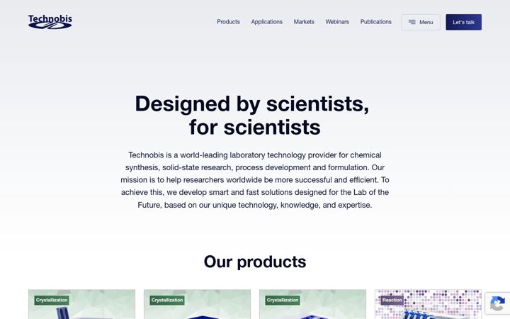 Screenshot of crystallizationsystems.com
