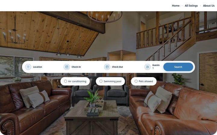 Screenshot of crystalmountainlodge.com