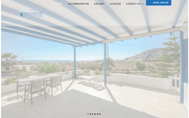 Screenshot of crystalnaxos.gr
