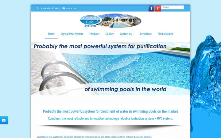 Screenshot of crystalpool.systems