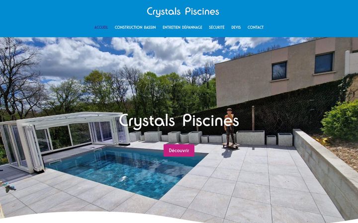 Capture d'écran de crystals-piscines.fr