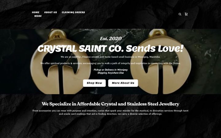 Screenshot του crystalsaint.co