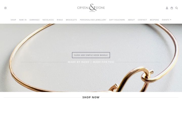 Screenshot of crystalstonelondon.co.uk