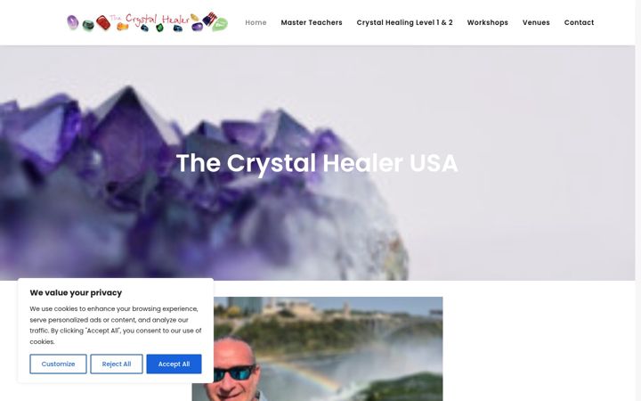 Screenshot of crystalsusa.com