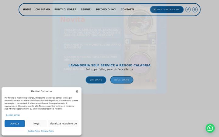 Screenshot of crystalwashreggiocalabria.it