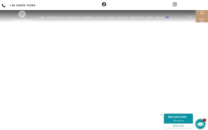 Screenshot of crystalwaters.gr