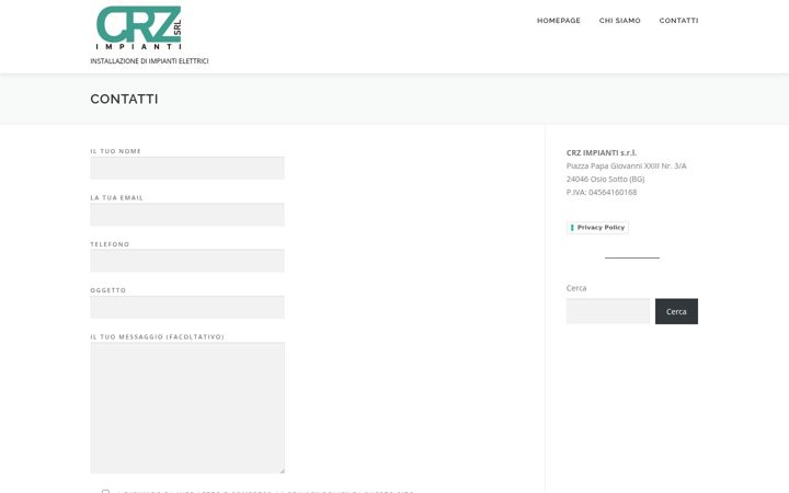 Screenshot of crzsrl.com