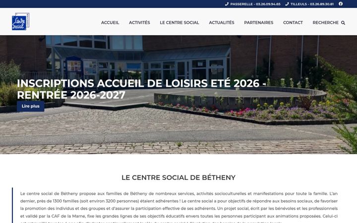 Ekrānuzņēmums no cs-betheny.fr