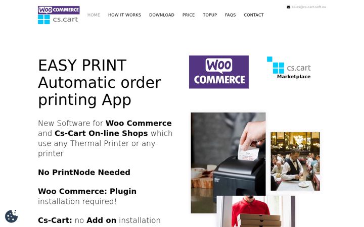 Екранна снимка на cs-cart-soft.eu