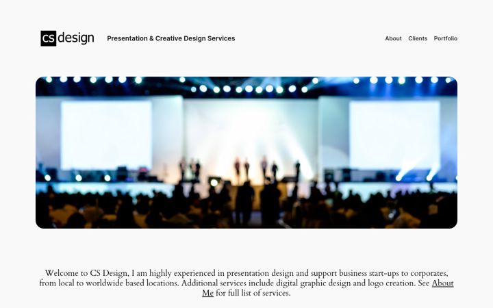 Screenshot of cs-design.co.uk