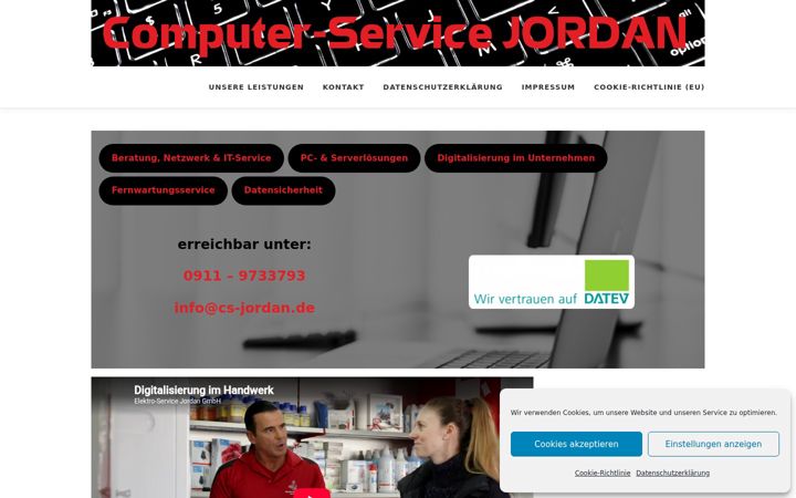 Screenshot of cs-jordan.de