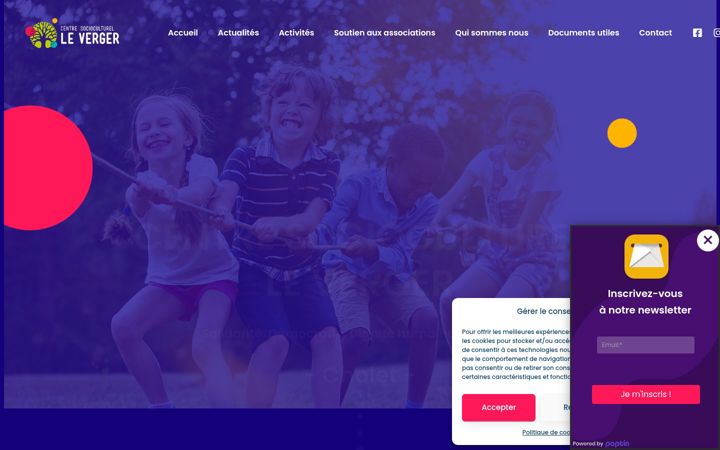 Ekrānuzņēmums no cs-leverger.fr