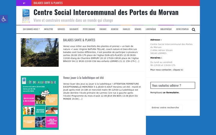 Ekrānuzņēmums no cs-lormes.fr