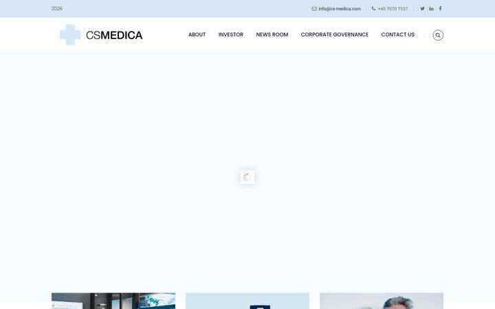 Screenshot of cs-medica.com