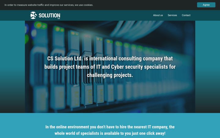 Screenshot of cs-solution.eu
