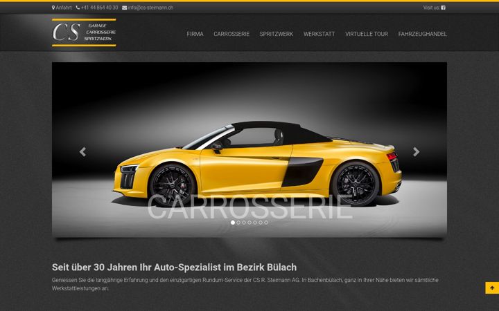 Screenshot of cs-steimann.ch